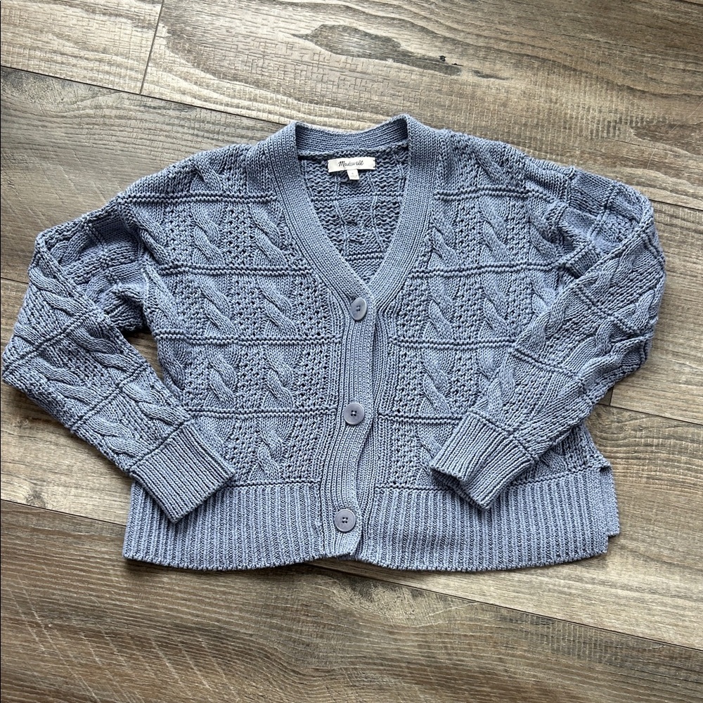 Madewell cropped Knit Cardigan